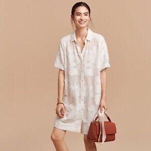 Aritzia Wilfred Hemistiche Dress in White (Size S)